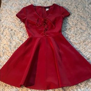 B. DARLIN Red Skater Dress 5/6